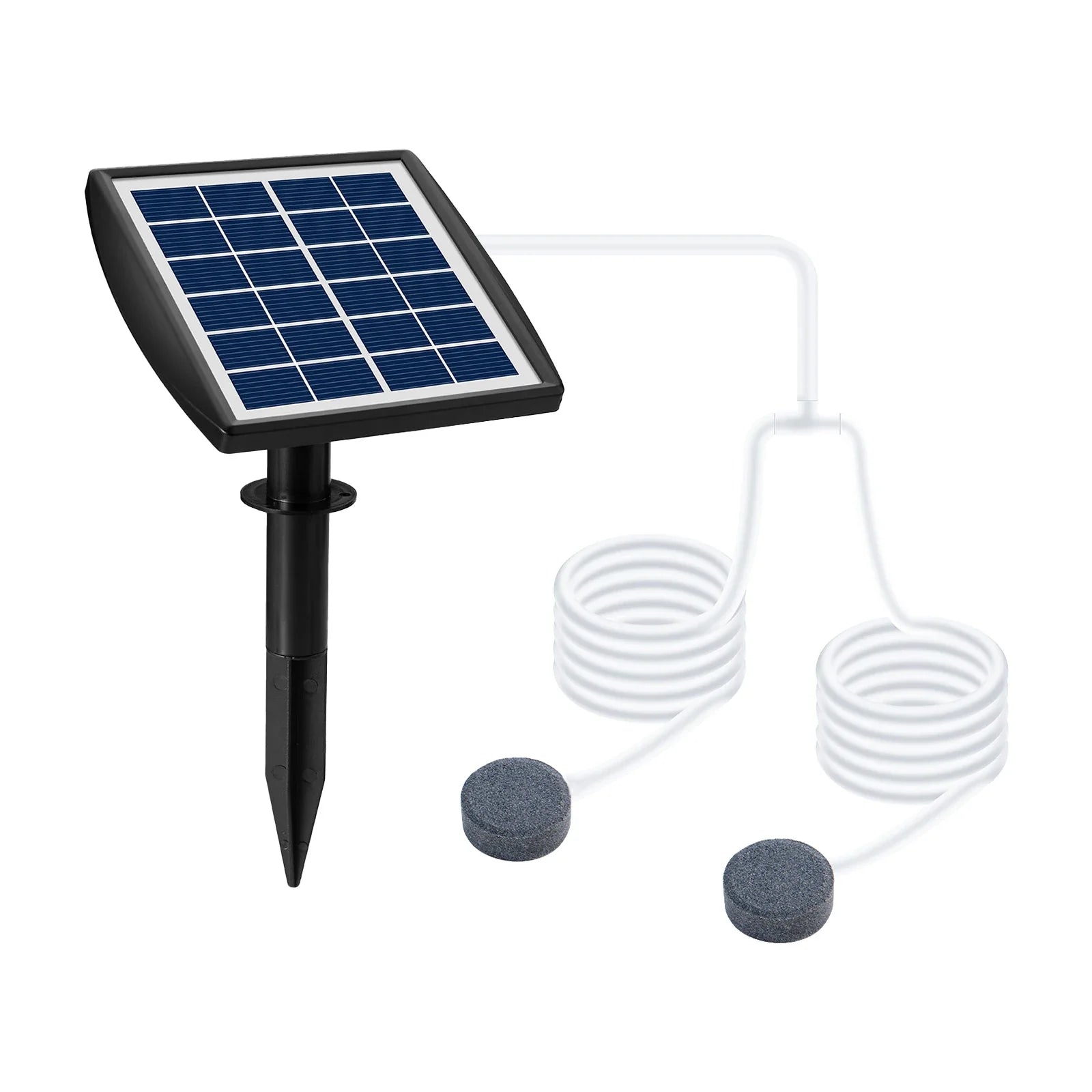 OxyFlow | Solar-Sauerstoffpumpe | Umweltschonend & Flexibel | Für Teiche & Aquarien