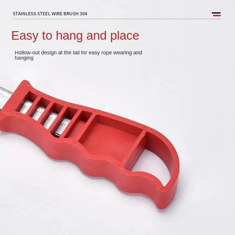 GrillGleam BrushPro | Edelstahl Drahtbürste | Hitzebeständig & Ergonomisch | Für BBQ & Reinigung