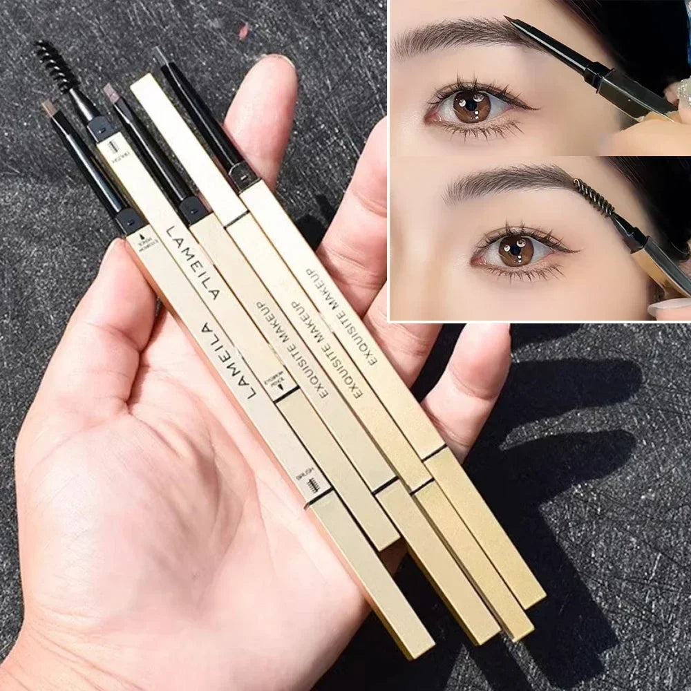 BrowPerfect DuoShape Augenbrauenstift | 2-in-1 mit Dreiecksspitze & Bürste | Präzise & Wasserfest