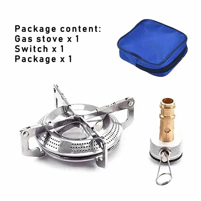 CampFire Pro Gaskocher | Winddicht & Kompakt | Elektronische Zündung | Faltbar für Outdoor