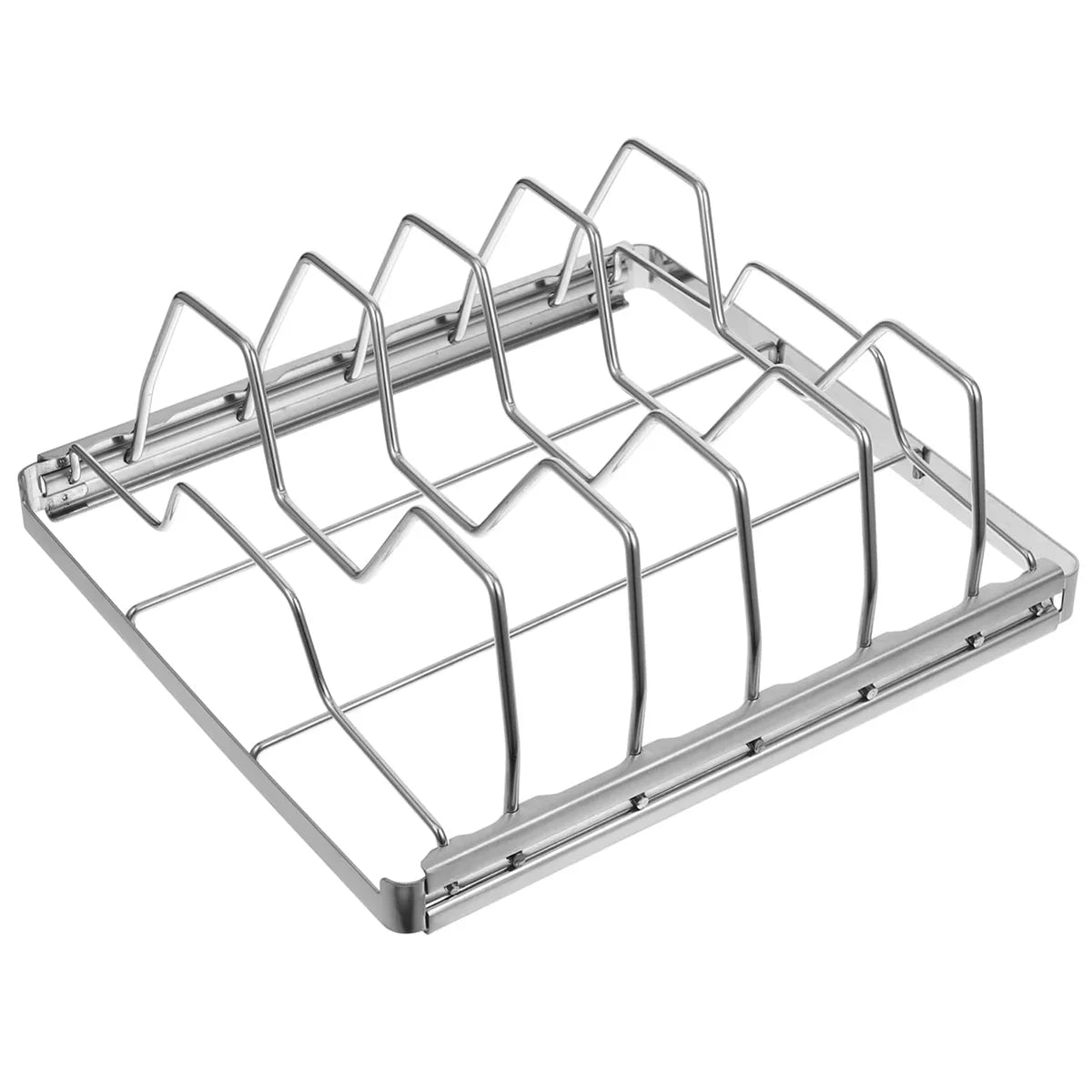 RibMasterX | Rippchenhalter aus Edelstahl | Antihaft & Spülmaschinengeeignet | Grill & Ofen BBQ