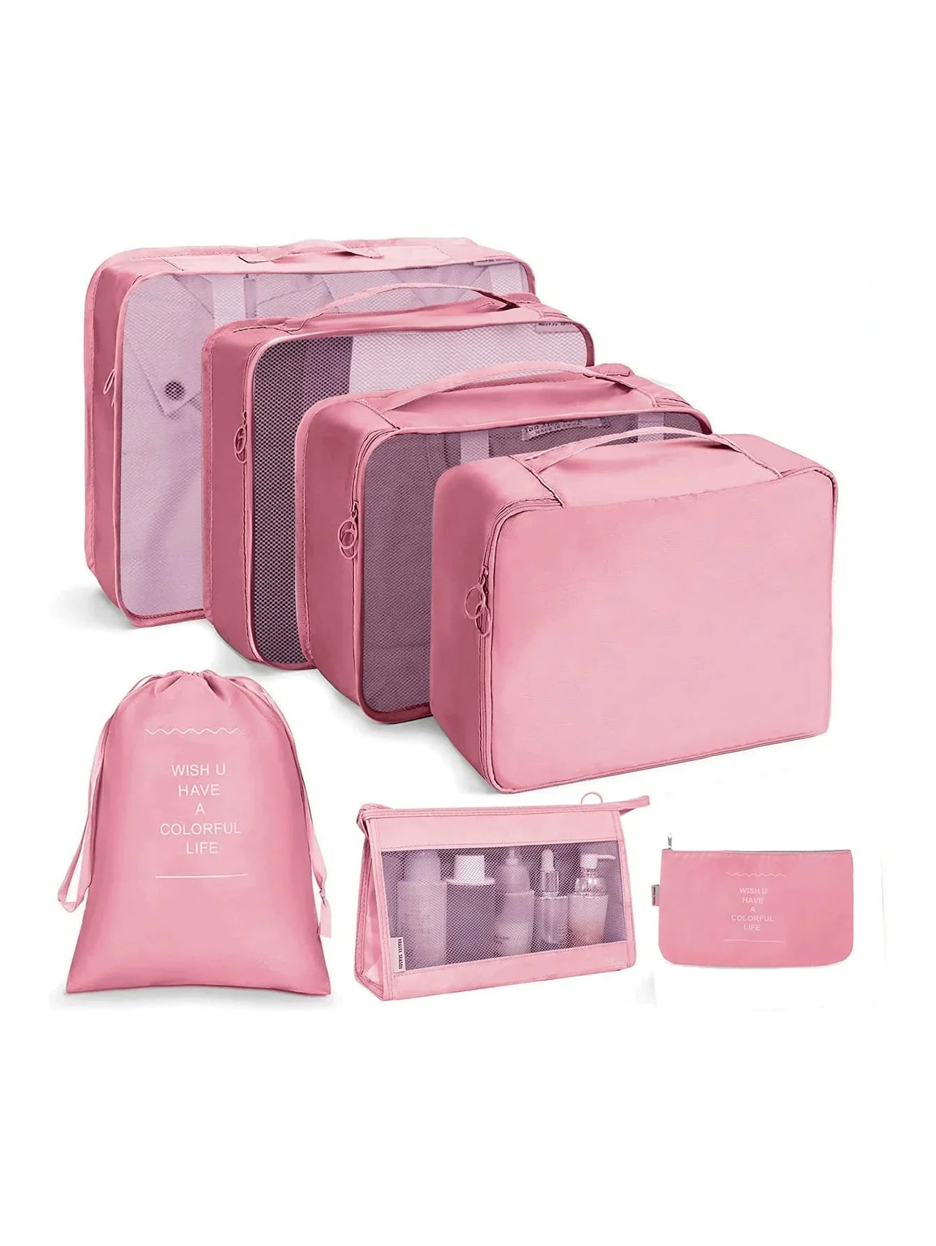 TravelPro Organizer Set | Platzsparend & Umweltfreundlich | 7-10 Teile für Perfekte Ordnung