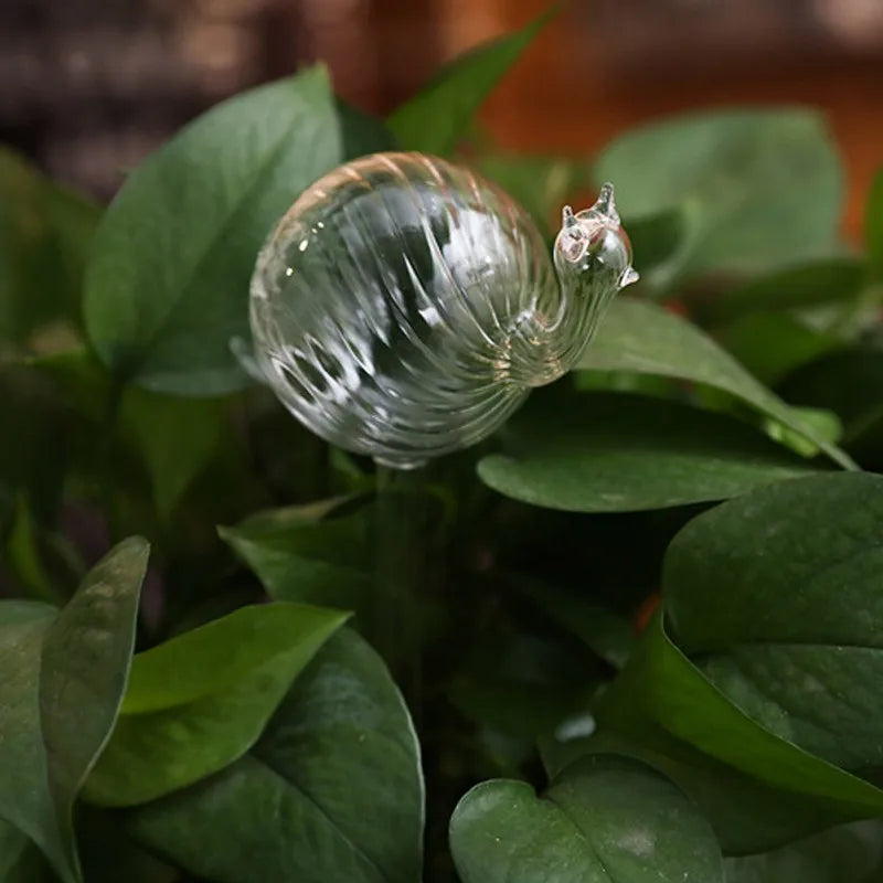 GreenDroplet | Selbstbewässerungssystem | Dekorative Tierformen | Hochwertiges Glas