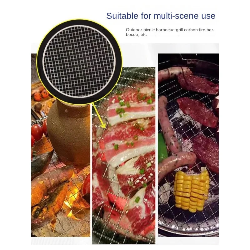 FireGrill | Edelstahl Grillgitter | Hitzebeständig & Vielseitig | Für Garten & Camping