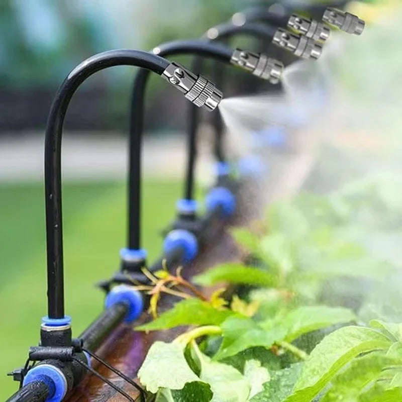 HydroFlex Pro360 | Gartenbewässerungssystem | 360° Düsen | Wassersparend | Werkzeugfrei