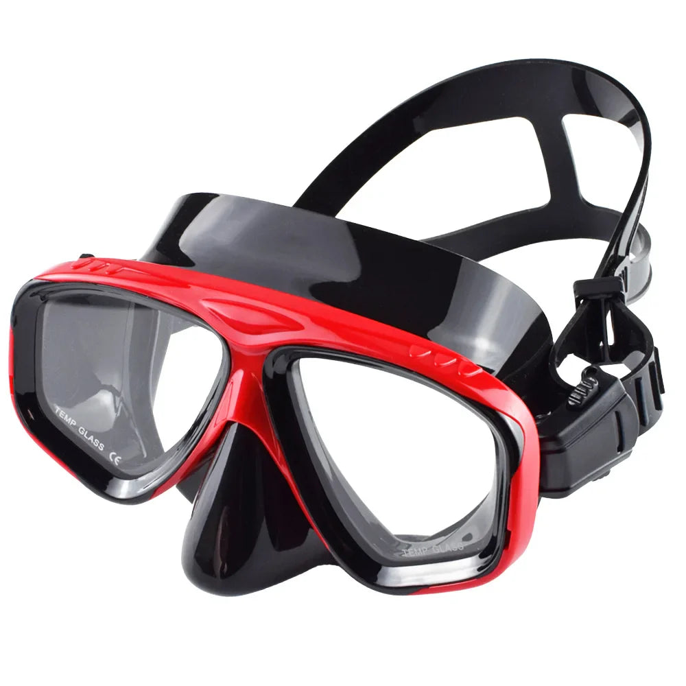 Aquanisa Tauchmaske | 180° HD-Glas Sicht | Antiallergen & Dicht | Für Schnorchel & Schwimmen