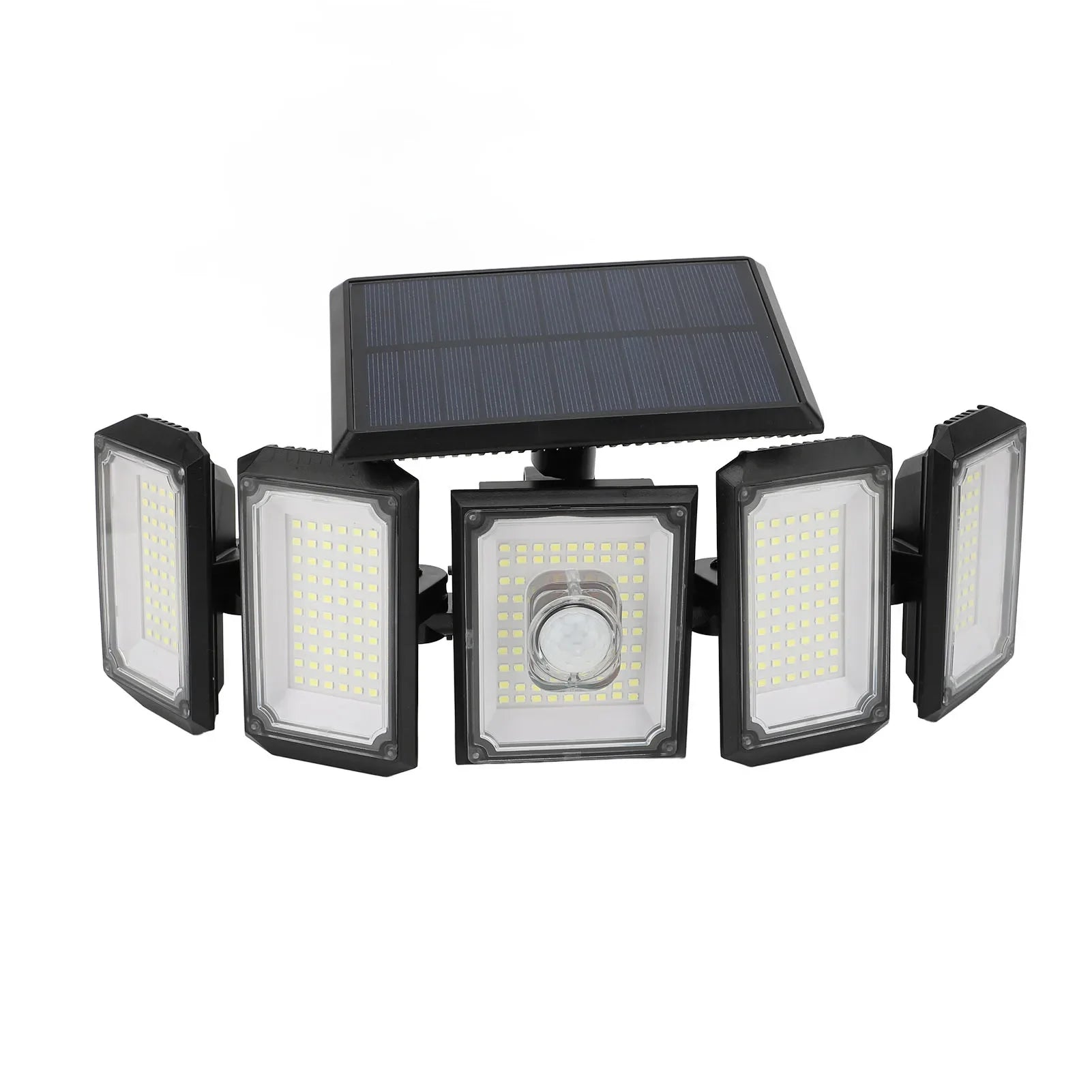 Lunavax BeamGuard | Solar Außenleuchte mit 300 LEDs | Bewegungsmelder & Fernbedienung | IP65 Wasserdicht | Für Garten, Einfahrt & Terrasse