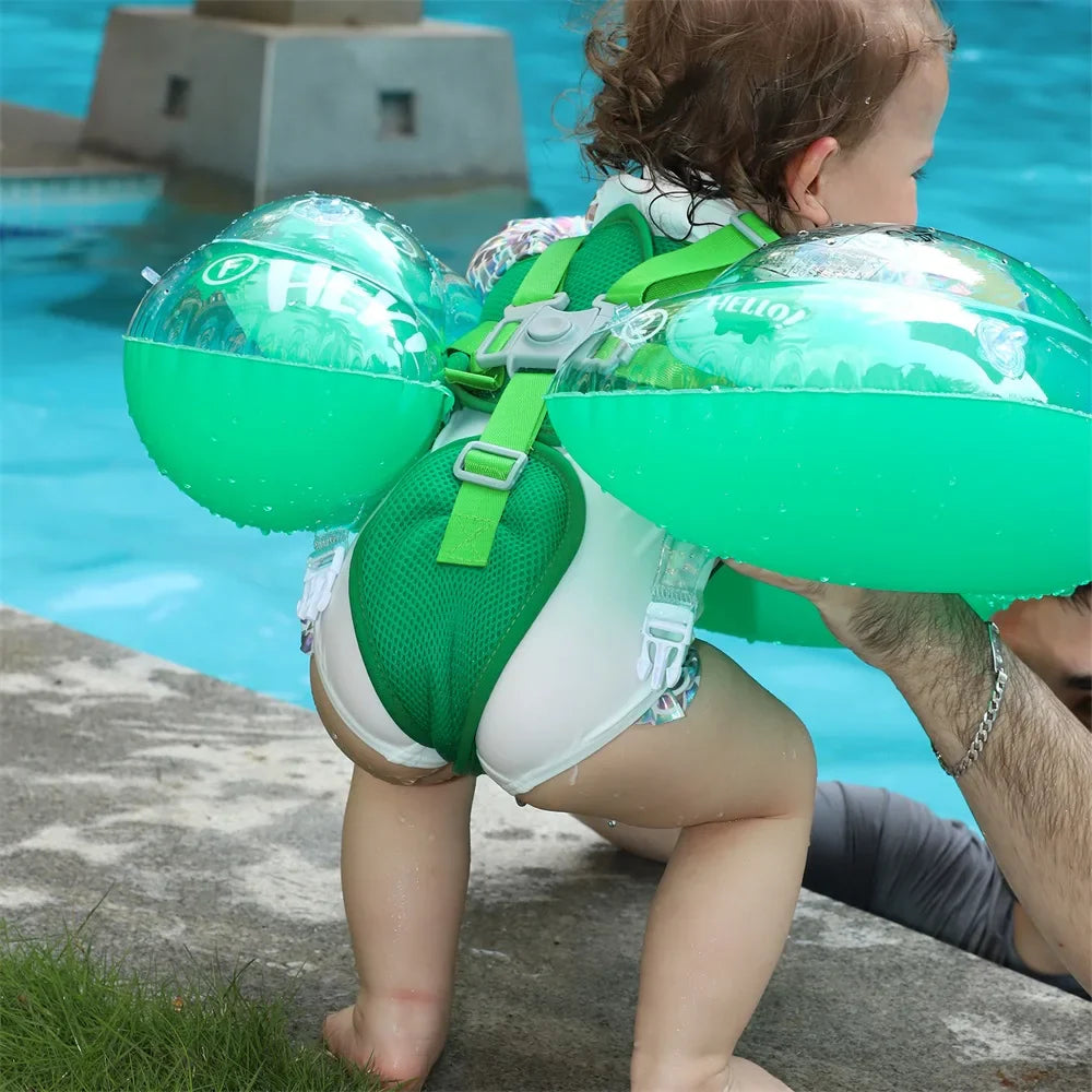 Swimilo Babyschwimmring | Sicher & Aufblasbar | Für 6–36 Monate | Für Pool & Badewanne