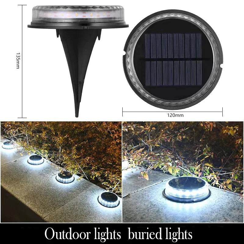 GroundGlow | Solar-Bodenleuchten | 100% Solarbetrieb | Wetterfest & Automatisch