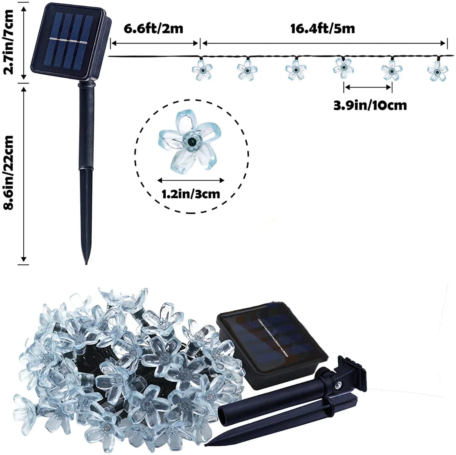 Lumitor Solar Hängelampe | Mit Fernbedienung & 360° Licht | 228 LEDs & 4400mAh Akku | IP65 Außen & Innen