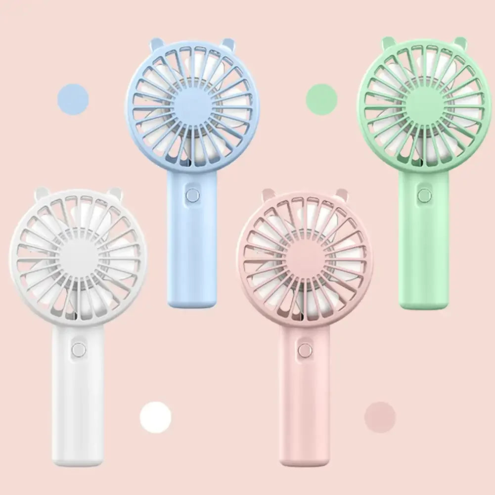 Coolivo Mini Fan | Tragbarer Handventilator | 3 Stufen | USB-Aufladung & Leise