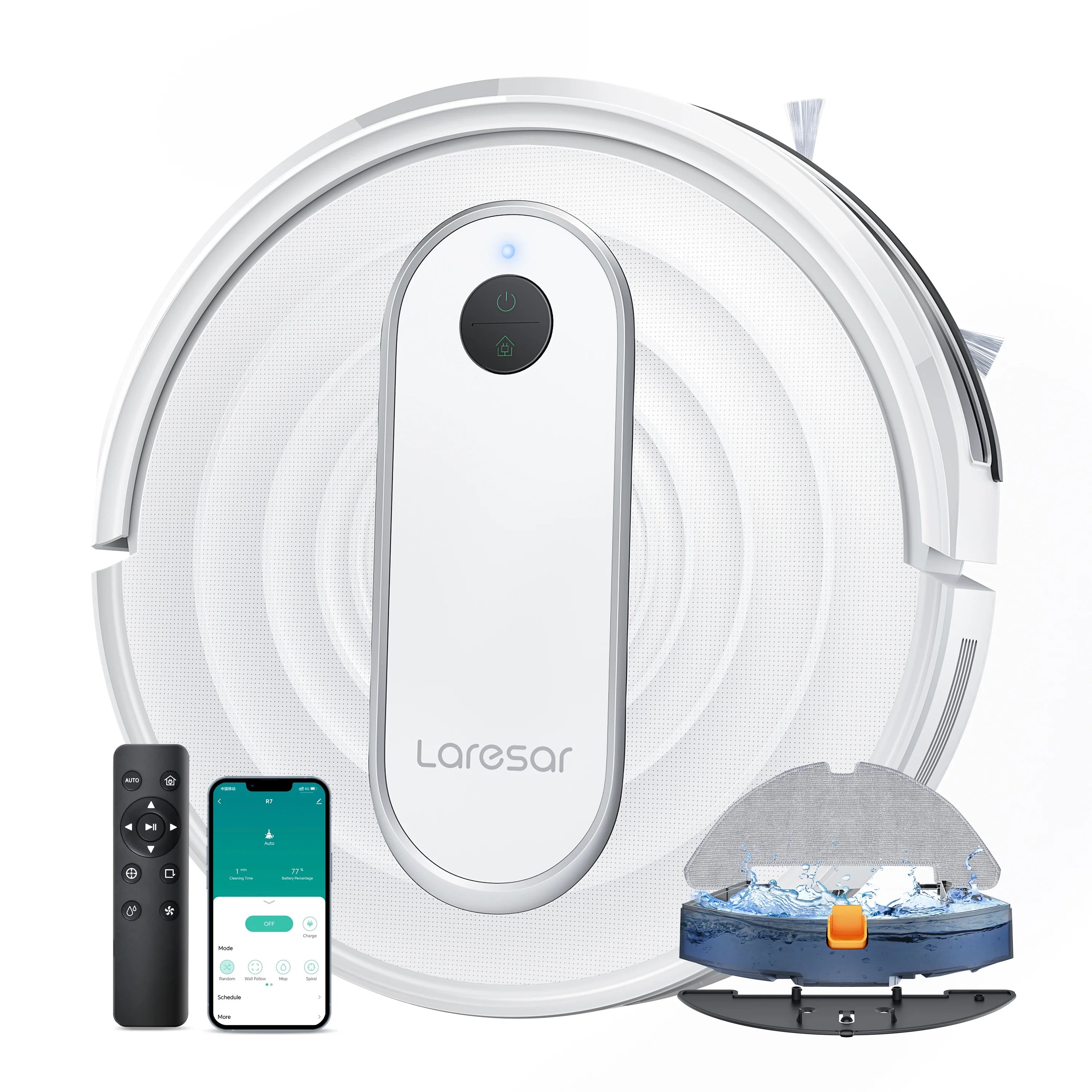 SmartClean P10 | 2-in-1 Saug- und Wischroboter | Gyroskop Navigation | App Steuerung
