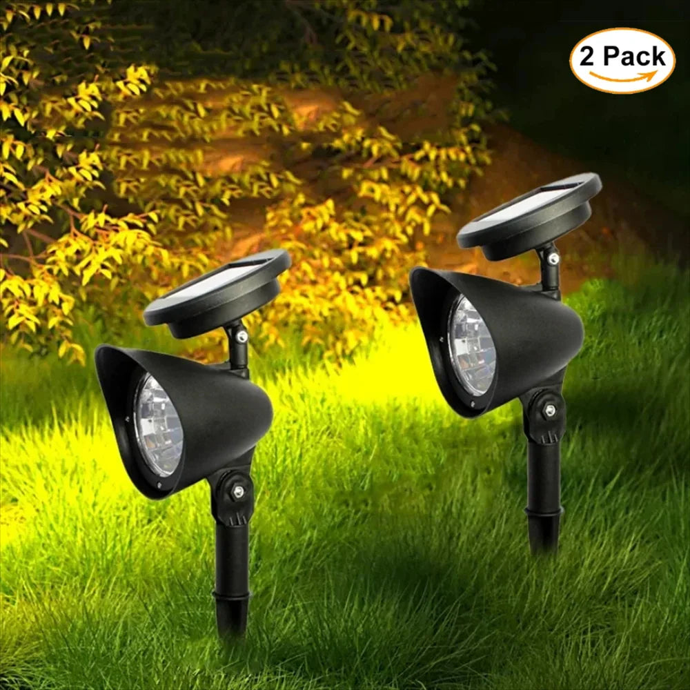 SolarBeam | Solar LED Strahler | 360° Beleuchtung für Garten & Wege | IP65 Wetterfest