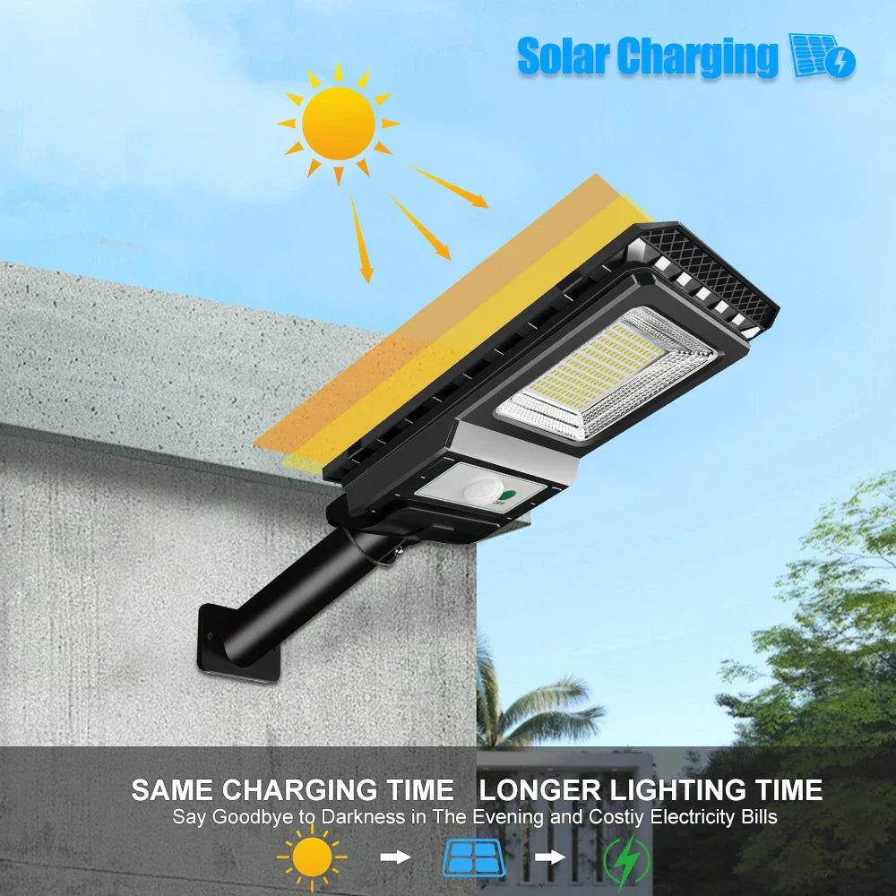Solaris ProLumen | 156 LEDs | Bewegungssensor | Solarbetrieben & Kabellos