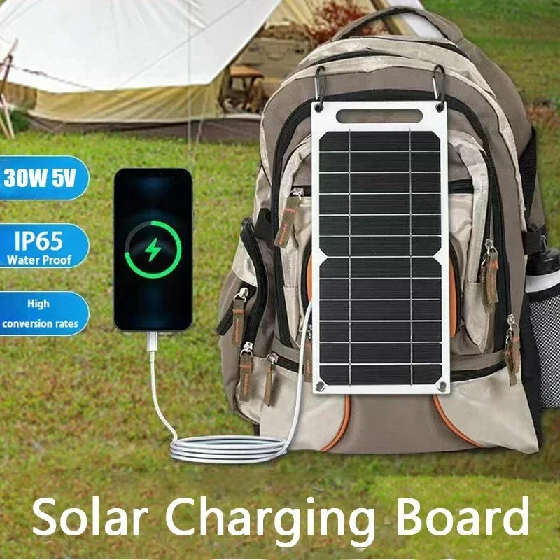 PowerSun 30W Solarpanel | Tragbar & Wasserdicht | Ideal für Reisen & Outdoor