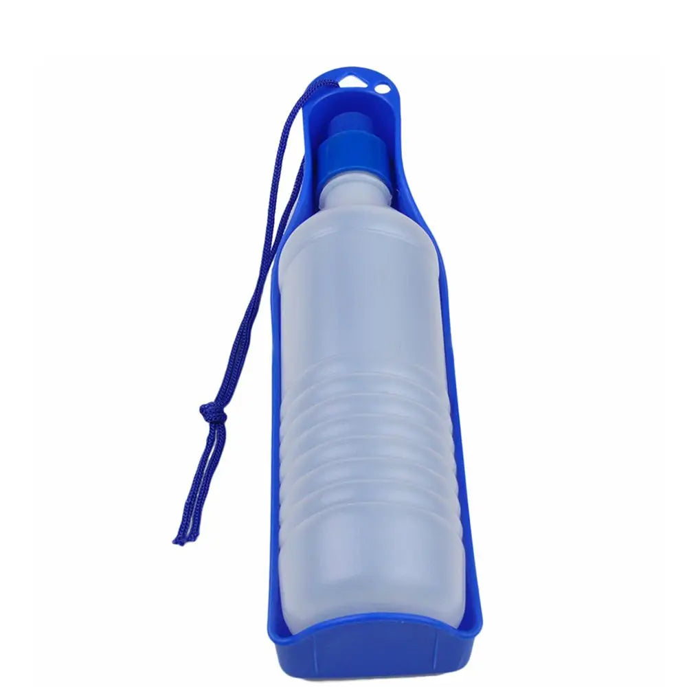 HydroPaw Travel Bottle | Hunde Trinkflasche mit Schale | Einhand-Bedienung & Auslaufsicher | BPA-frei & Kompakt
