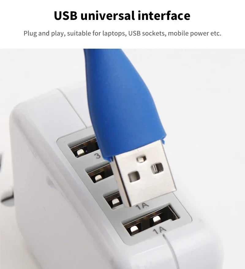 Lumibend USB Lampe | Flexibel & Energiesparend | LED Lichtquelle | Für Laptop & Powerbank