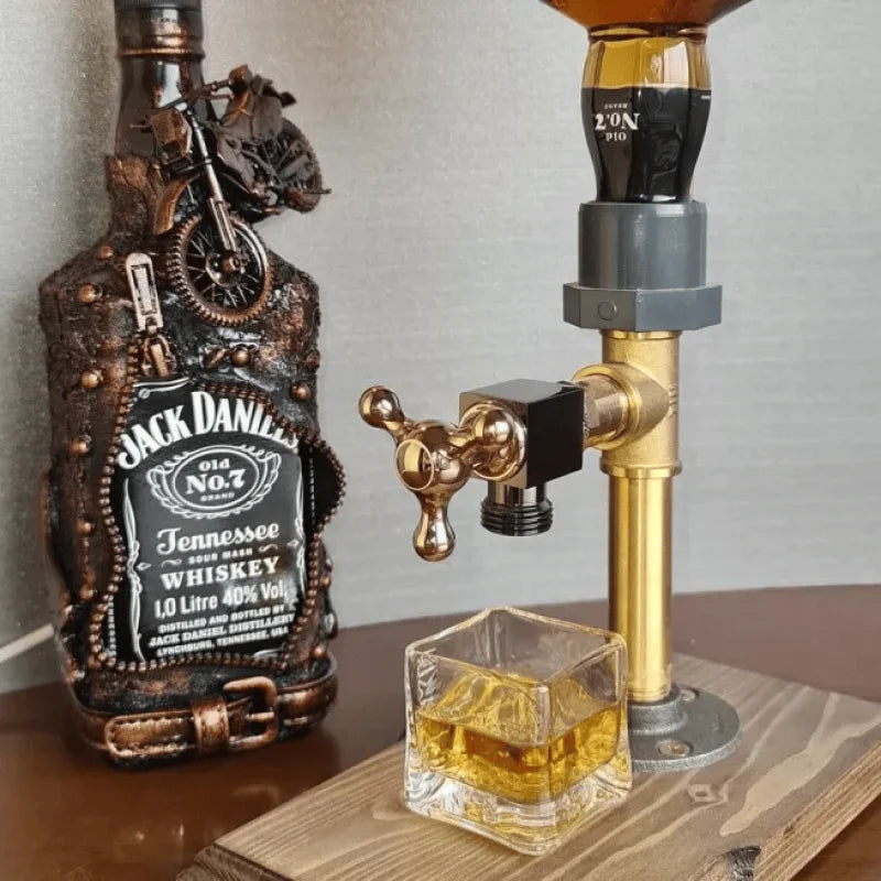 BrewElegance - Luxus-Getränkedispenser aus Holz [Letzter Tag Rabatt]