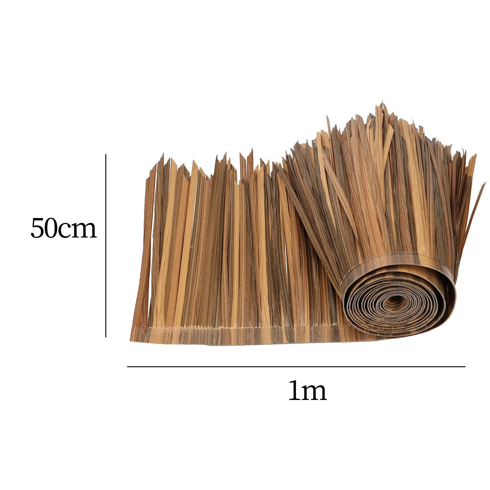 Palmora Palmendach-Matte | Tropenlook für Garten & Balkon | UV-beständig & Zuschneidbar | 100×50 cm