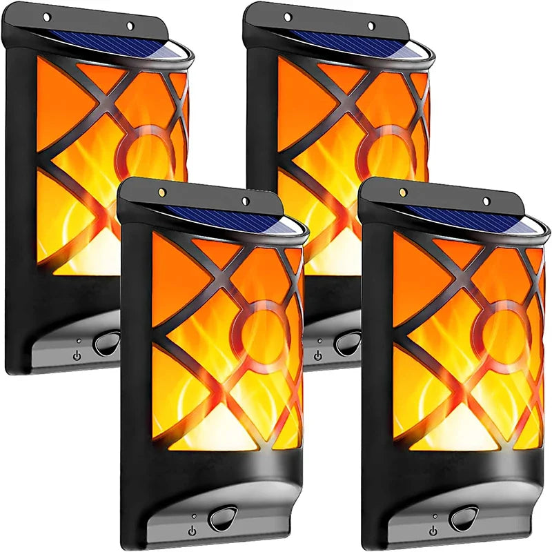 FlameGlow | Solar Fackelleuchte | Realistischer Flammeneffekt | Wetterfest und Langlebig