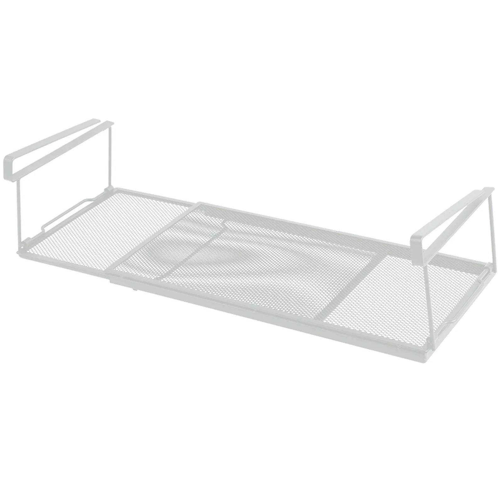 RackMaster | Teleskopisches Hängeregal | Verstellbar 38,5–70,5 cm | Für Küche, Bad & Büro | Robuster Kohlenstoffstahl