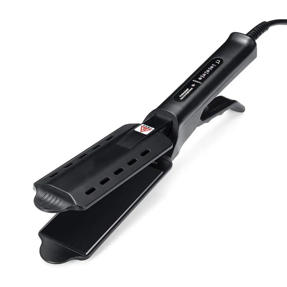 Silvara StyleFlex | 2-in-1 Glätteisen & Lockenstab | 4 Hitzestufen & Nano-Keramik | Für Glattes & Gelocktes Haar