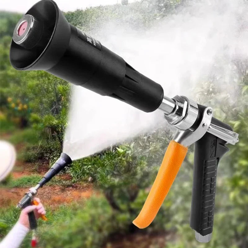 PowerSpray | Hochdruck-Spritzpistole | Windfeste Zerstäuberdüse | Für Garten & Reinigung