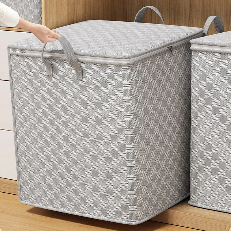 Storiva Faltbox Organizer | Sichtfenster & Reißverschluss | Staubdicht & Faltbar | Für Kleidung & Textilien