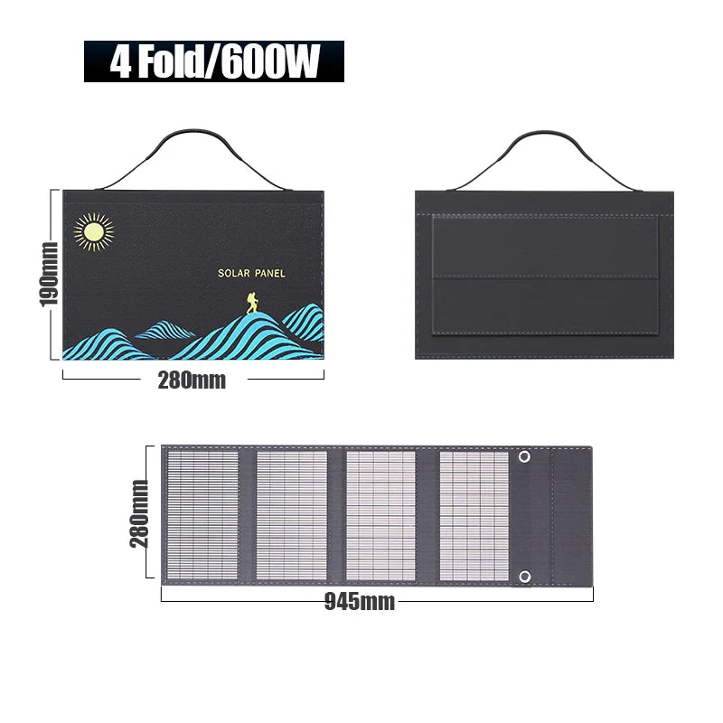 Suncraft | Faltbares Solarpanel | 300W Outdoor Power | USB & DC Ausgänge