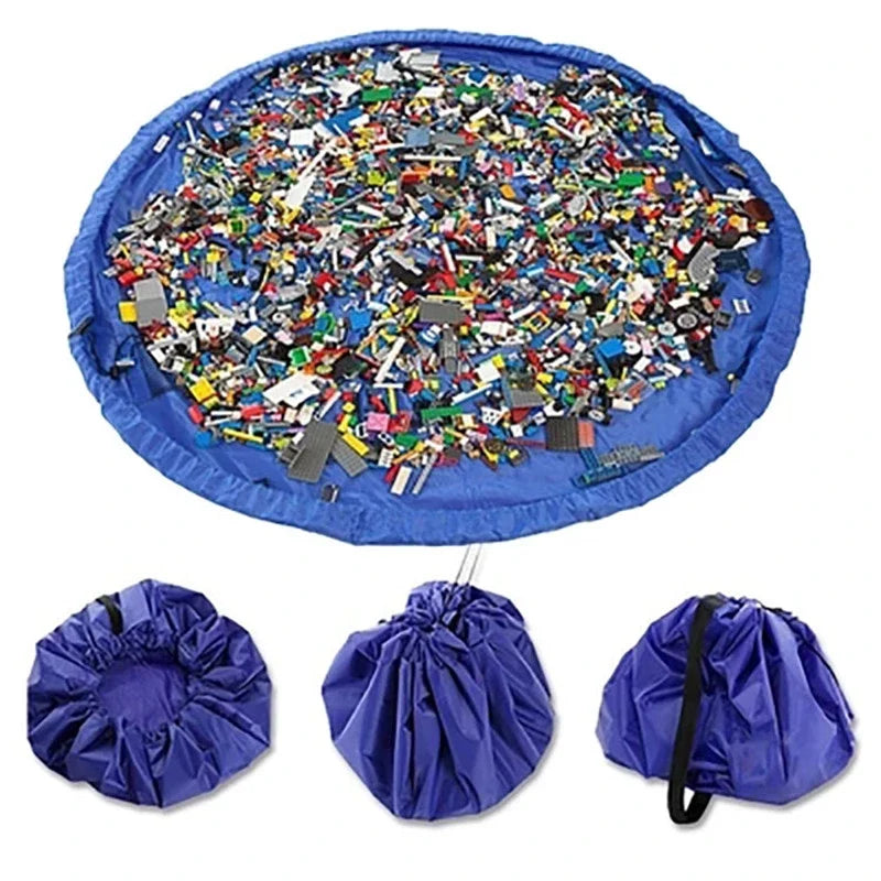 PlayMate Spielzeug-Aufbewahrungsmatte | 2-in-1 Design | Extra Groß & Strapazierfähig
