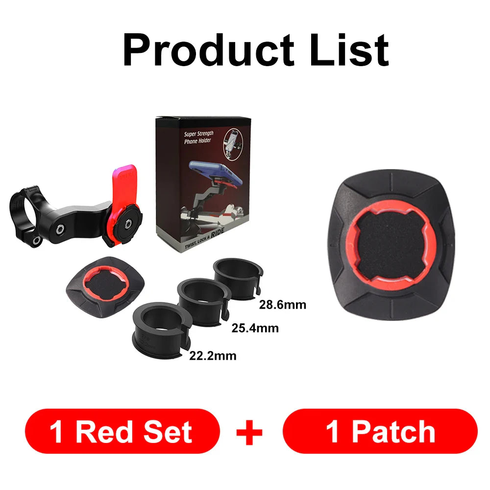 Velogrip Mount360 | Fahrrad-Handyhalterung | Stoßfest & 360° Drehbar | Für Smartphones 4,7–7,2 Zoll