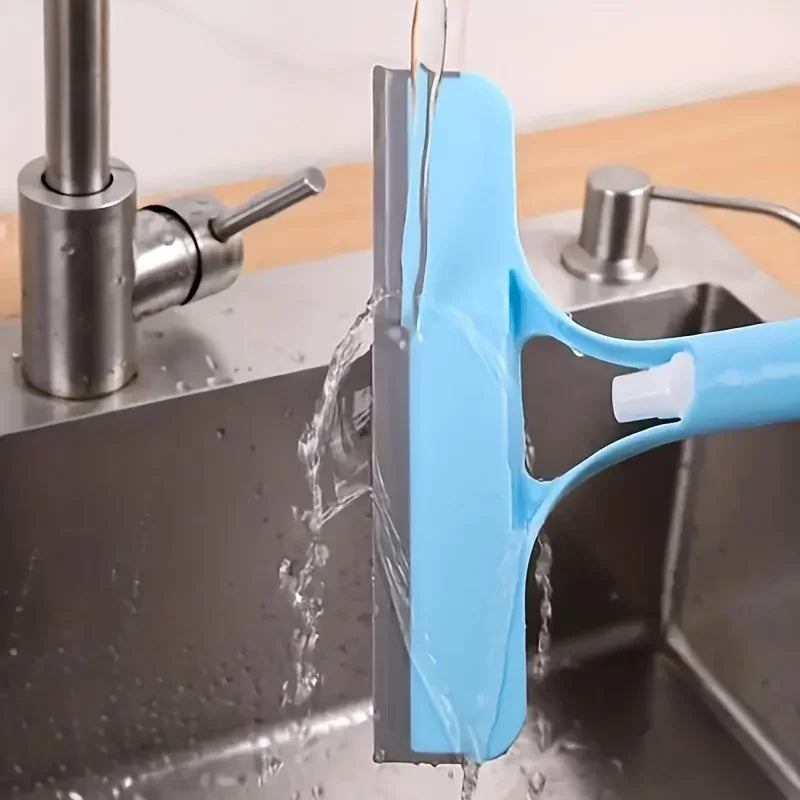 CleanWave 3-in-1 Glasreiniger | Sprühen, Schrubben, Abziehen | Kompakt & Streifenfrei