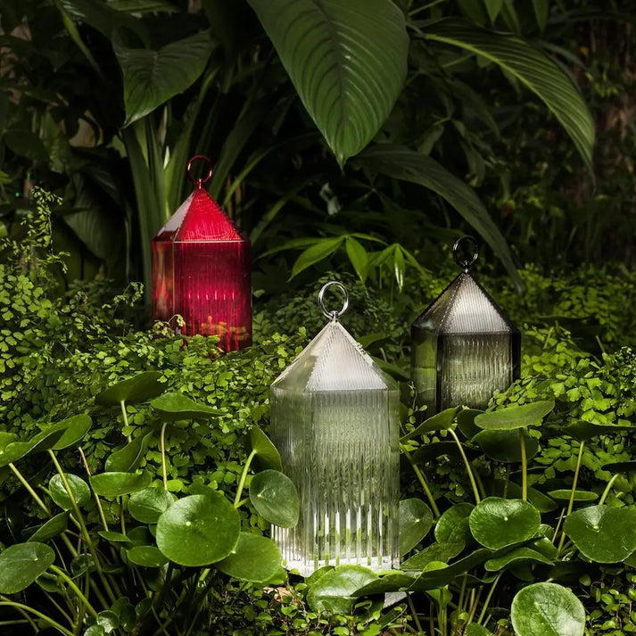GlanzAura Kristalllampe | Kabellos & Dimmbar | Tragbares Lichtobjekt | Warmweiß