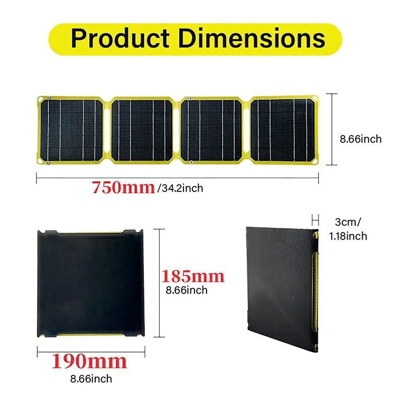 SolarJet Flex Solar Panel | Schnellladung & Kompakt | 30W/40W Monokristallin