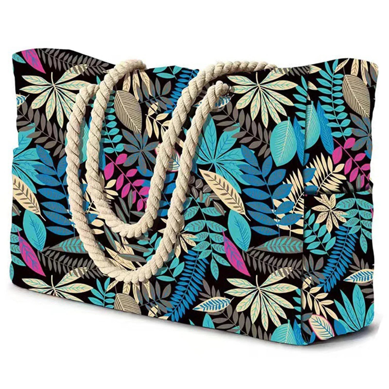 BeachVibe | Strandtasche | Wasser- & Sandabweisend | Leicht & Kompakt | Stylisch Gestreift