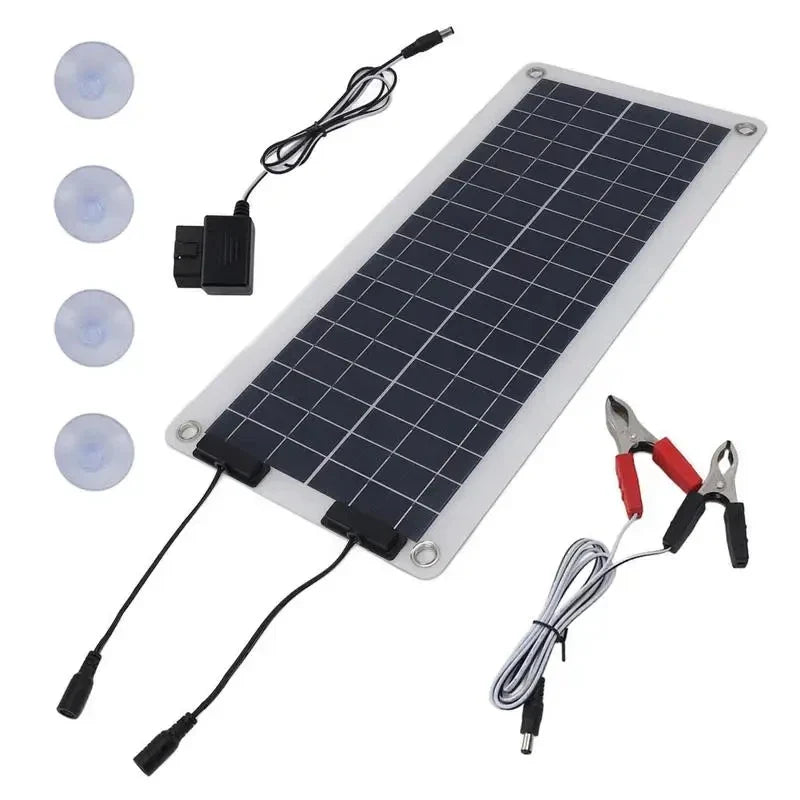 SolarEdge Power | 100W Solarpanel für Outdoor und Fahrzeuge | Tragbar und Wetterfest