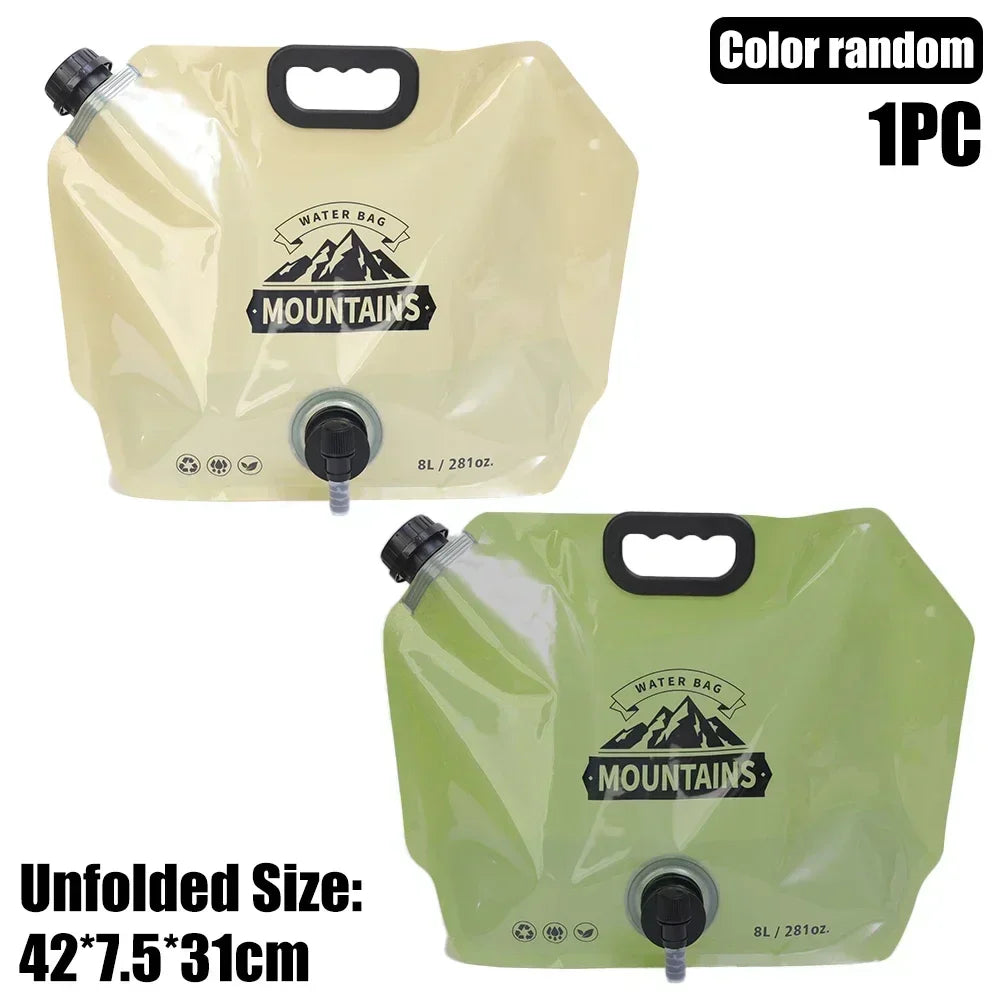HydroPackx Wassertragetasche | Faltbar, Kompakt & Mit Ausgießer | Ideal für Outdoor-Aktivitäten