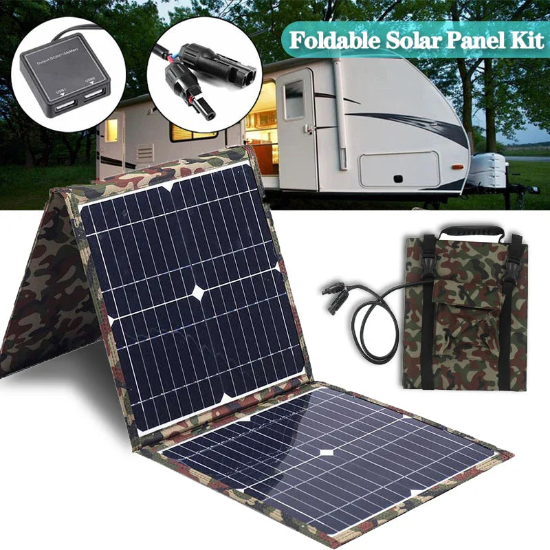 Soltrix | Faltbares Solarpanel | 800W Outdoor Leistung | USB & DC Anschlüsse