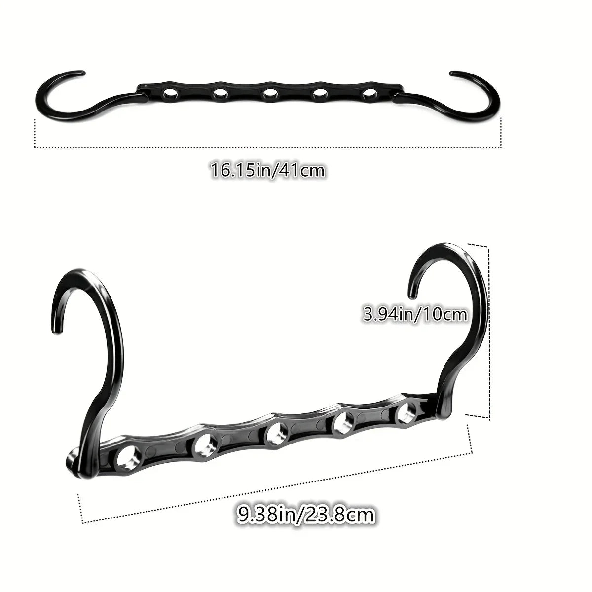 HangaFlex Kleiderhelfer | 5-in-1 Platzspar-Bügel | Rutschfest & Faltbar | Für Zuhause & Reisen