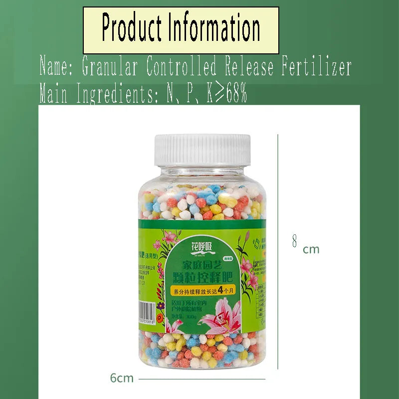 PlantBoost Long-Term Fertilizer | Optimal NPK Formula | For Healthy Plant Growth & Vibrant Blooms