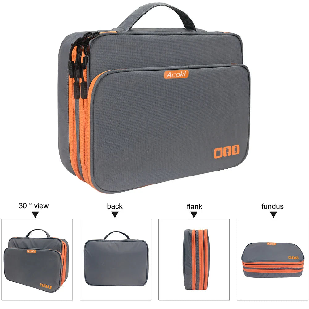 TechTidy | Organizer | 3-lagiger Aufbau | Wasserabweisend
