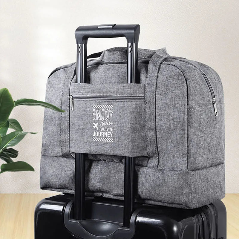 TravelEase | Faltbare Reisetasche | Schuhfach, Nassfach & robustes Design | Für Kurztrips, Sport & Handgepäck