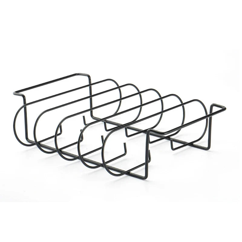 BBQPro Rippchenhalter | Antihaftbeschichtet | Platzsparend | Für Gasgrill & Smoker