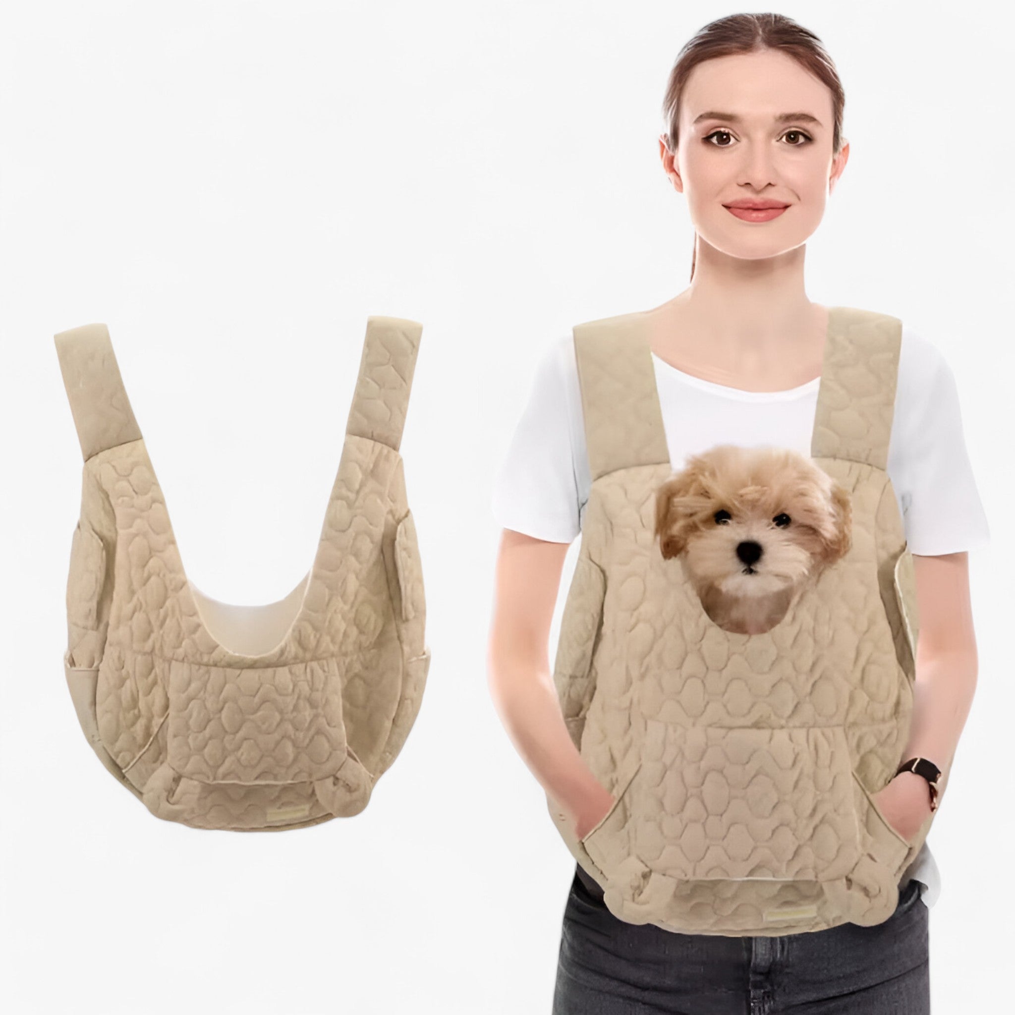 Petvoyage | Haustier-Tragetasche für Katzen & kleine Hunde | Wasserabweisend, atmungsaktiv & sicher | Für Reisen, Spaziergänge & Outdoor-Abenteuer