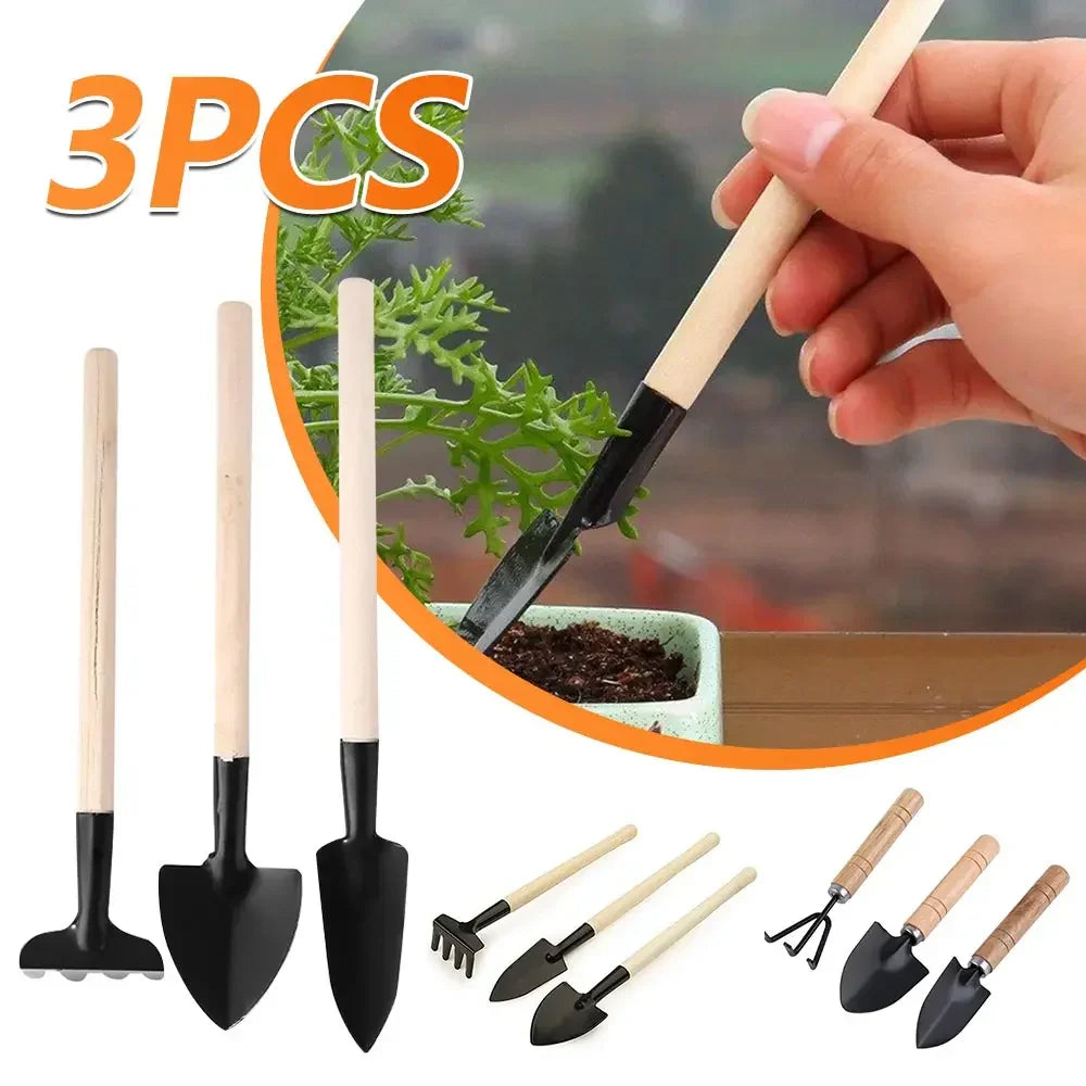MiniGarden Pro Gartenwerkzeug-Set | Kompakt & Ergonomisch | Für Topfpflanzen und Bonsais