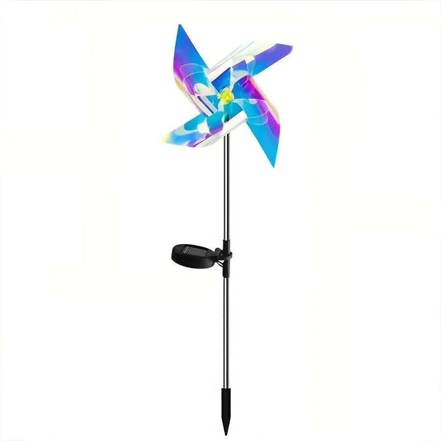 SolarWindzauber | LED Windmühlen-Lampe | Garten & Balkon | Automatisch & Dekorativ