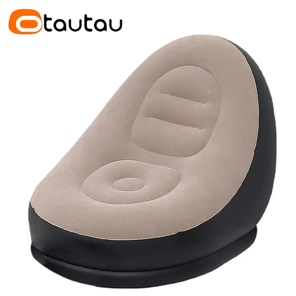 ComfortFlex | Relaxsessel mit Hocker | Ergonomisch & Mobil | Schnell Aufblasbar | Komfortabel