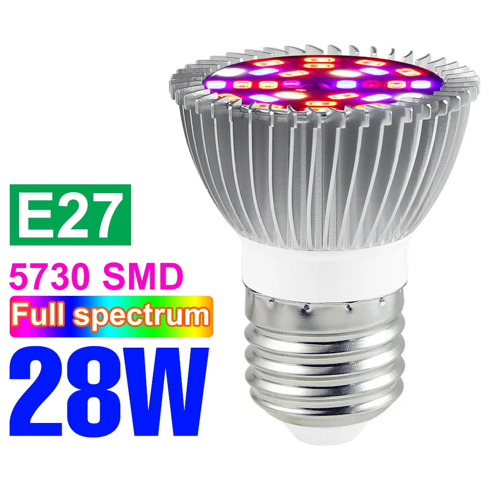PlantLux | Vollspektrum LED Pflanzenlampe | Für Gesundes Wachstum | Effizient & Energiesparend