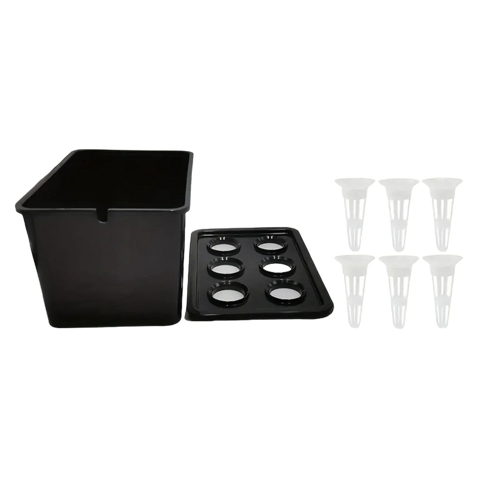 Hydroverde Indoor-Grow-Set | Hydroponisches Anzuchtsystem | Selbstbewässernd | Für Kräuter & Stecklinge