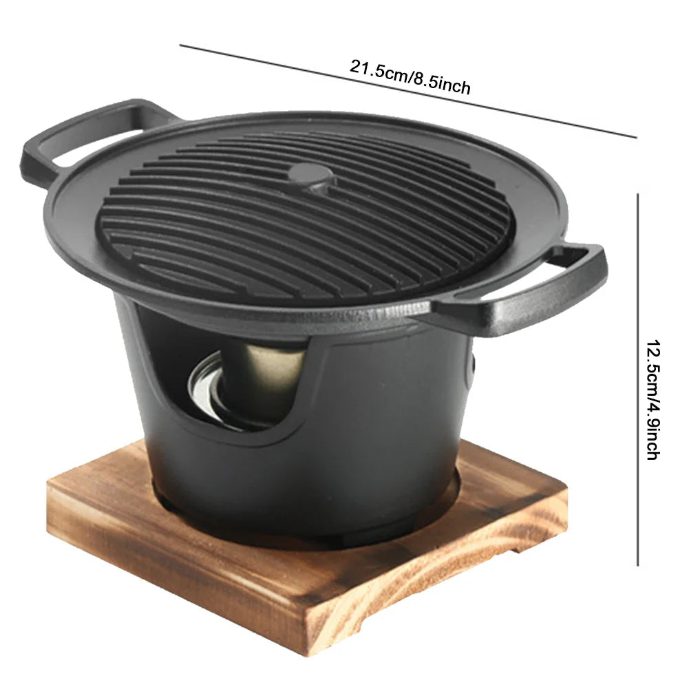 ZenGrill | Mini-Holzkohlegrill | Rauchfrei & Kompakt | Ideal für Balkon & Camping | Perfekte Hitzeverteilung